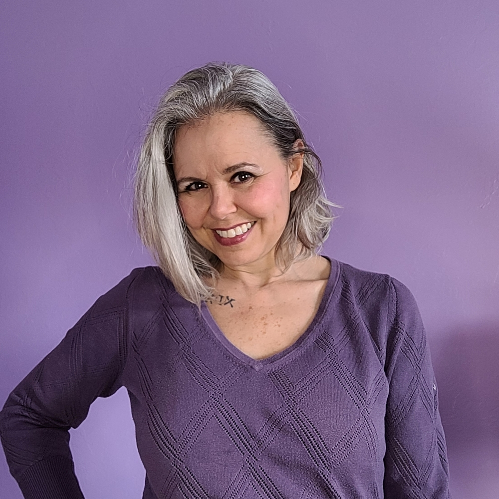 Purple Long Sleeve Top